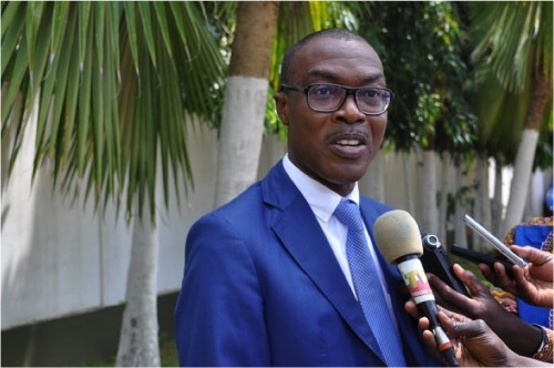 Serge Marie Nguessan, représentant-résident de la BAD, reçu à la Primature pour ses adieux au Togo