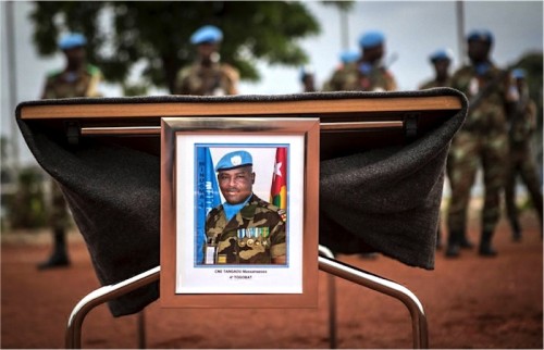 La Minusma a fait ses adieux au Casque Bleu togolais tué à Douentza