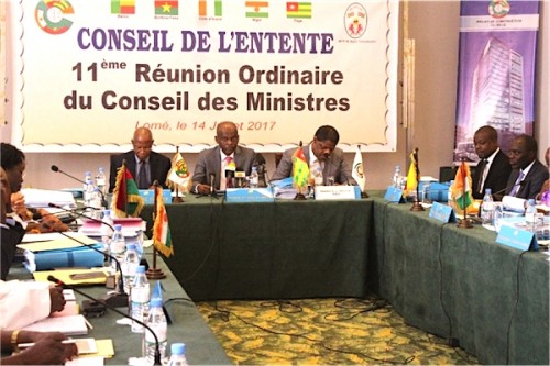 Réunion à Lomé des Ministres du Conseil de l’Entente, sous la présidence de Robert Dussey