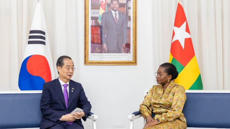 Visite officielle du Premier ministre sud-coréen au Togo