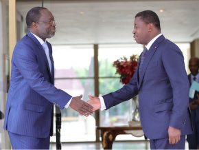 Le nouveau président de la Commission de la Cedeao reçu à Lomé