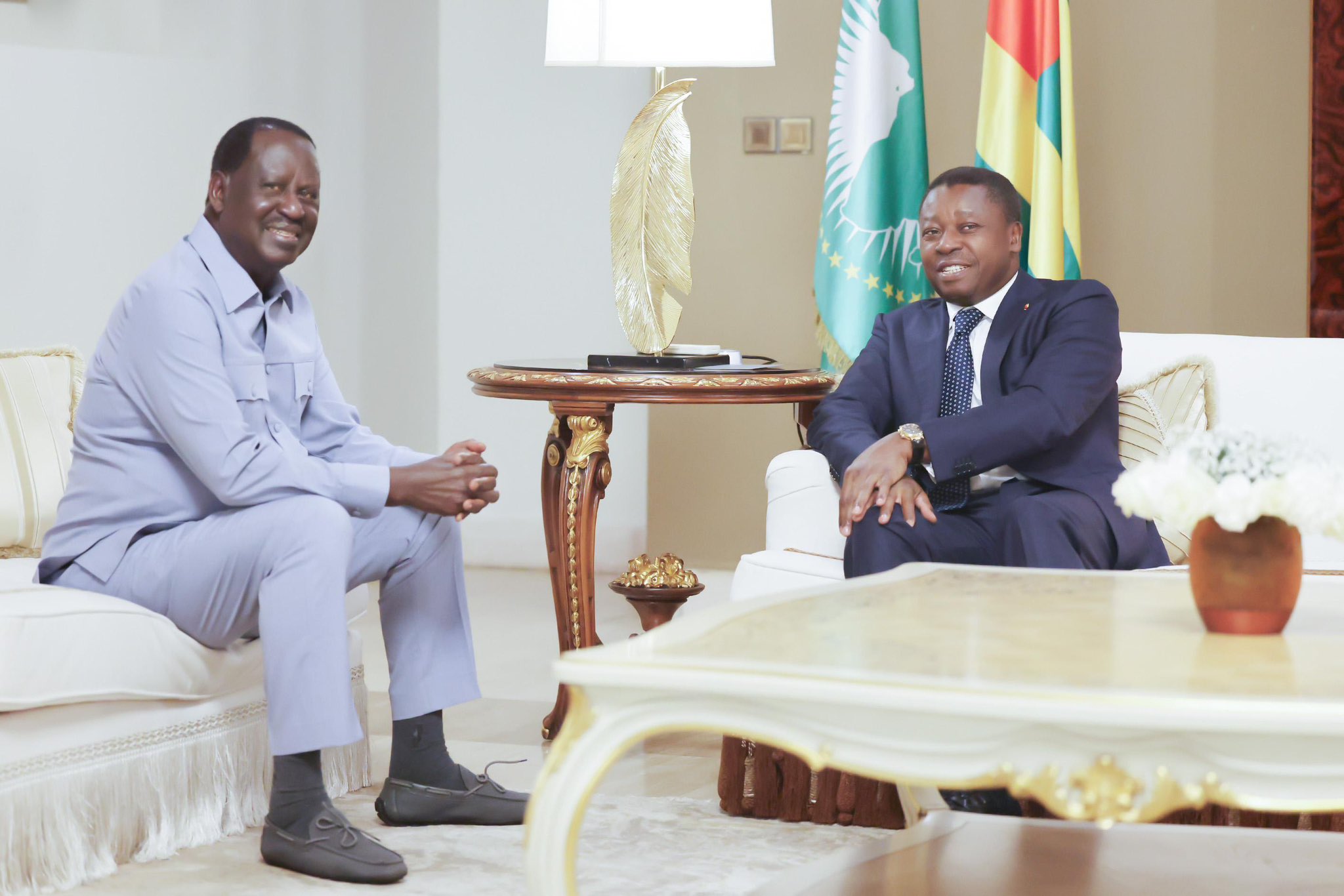 Intégration africaine : l’ancien Premier ministre kenyan Raila Odinga reçu à Lomé