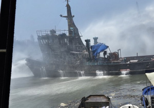 Incendie au Port de Lomé : une enquête ouverte