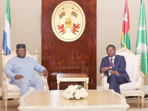 Le Président de la Sierra Leone, Julius Maada Bio reçu au Togo
