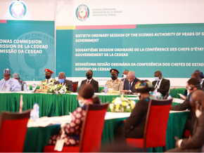 Cedeao : le Chef de l’Etat participe au sommet extraordinaire sur le Burkina