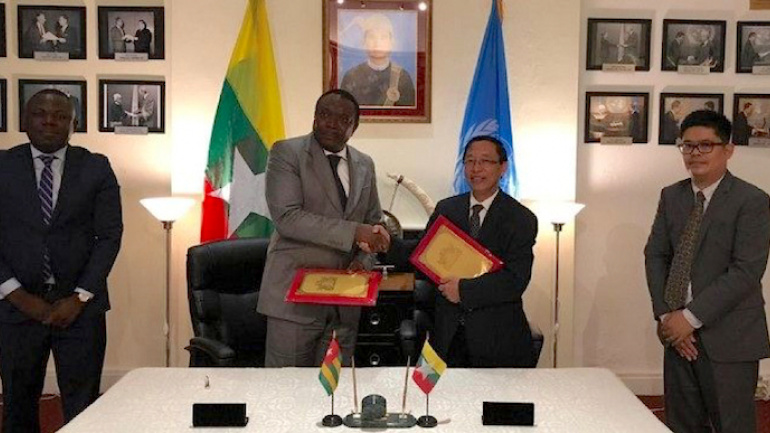 Le Togo et la Birmanie établissent des relations diplomatiques