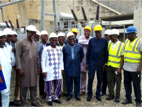 Les ministres togolais et béninois de l’énergie constatent l’évolution des travaux de réhabilitation du barrage de Nangbéto