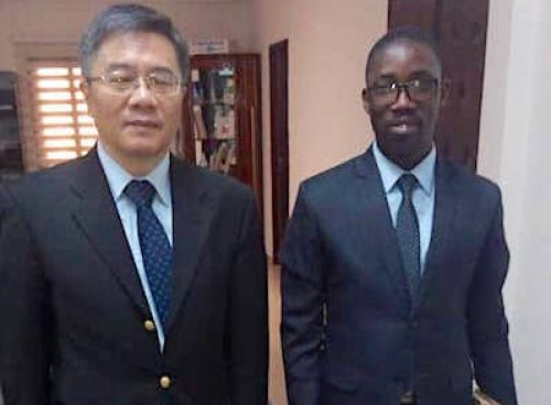Noel Bataka et Chao Weidong font le tour de la coopération sino-togolaise dans le secteur agricole