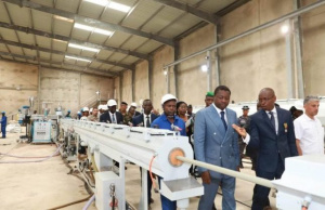 Le Chef de l’Etat inaugure une usine de production de matériels plastiques d&#039;une valeur de 15 milliards FCFA à Tsévié