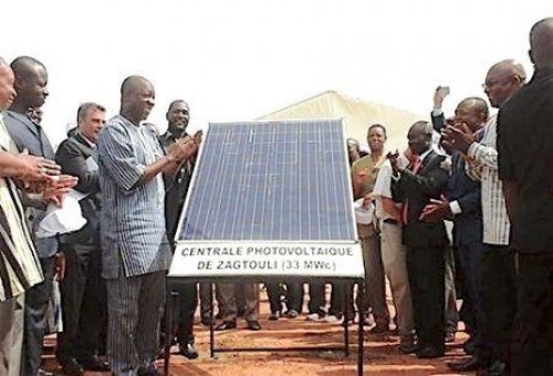 Burkina-Faso : la centrale photovoltaïque de Zagtouli a atteint un taux d&#039;exécution de 90%