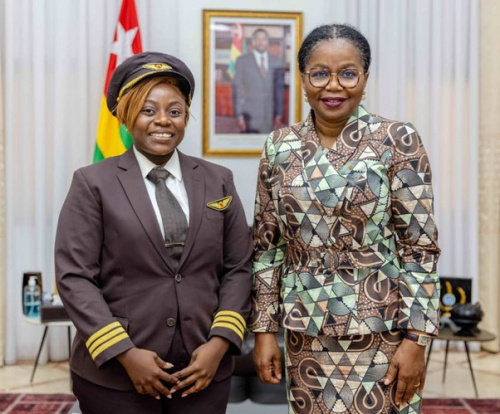 Promotion de la Femme : Ayélé Jessica Kouévi, 1ère pilote du Togo
