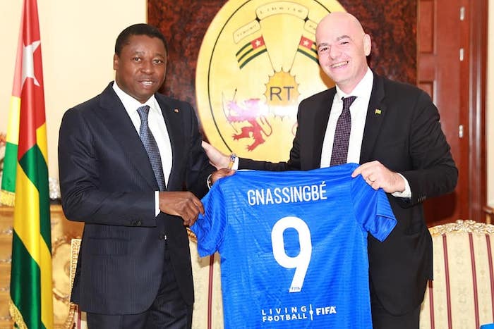 La FIFA aux côtés du gouvernement pour promouvoir et améliorer la qualité du football au Togo  