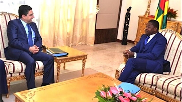 Nasser Bourita, émissaire de Mohammed VI, reçu par Faure Gnassingbé