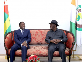 Entretien à Abidjan entre le chef de l’État et Alassane Ouattara