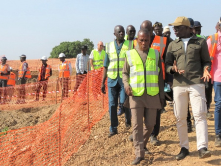 Kantè : les travaux de construction du pont de Tchitchira Maison avancent