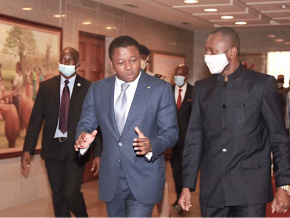 Le vice-président de la transition malienne en visite de travail à Lomé