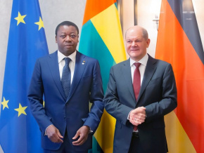 Coopération germano-togolaise : le chef de l’Etat s’est entretenu avec le chancelier allemand