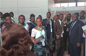 Des participants au Forum AGOA sur le site de la « Foire Made In Togo »