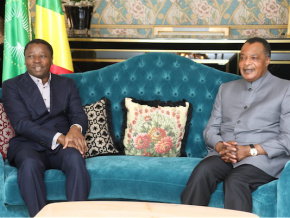 Entretien à Londres entre le chef de l’État et Denis Sassou Nguesso