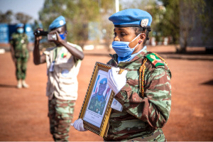 La Minusma rend hommage au casque bleu togolais décédé lors de l’attaque de Kerena