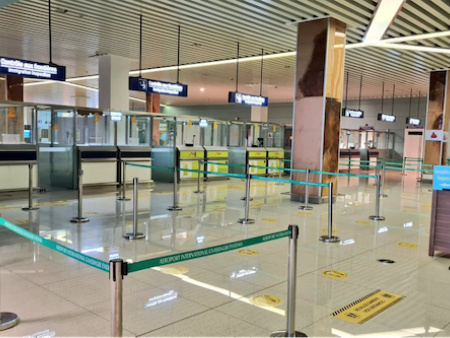 Baisse du trafic passager à l’aéroport de Lomé, sous l’effet du Covid-19