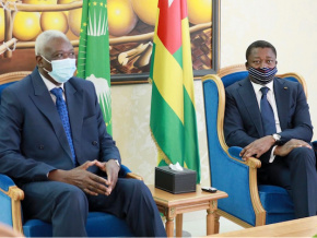 Le Président de la Transition au Mali en visite au Togo