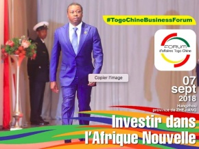 5 projets phares du PND 2018-2022 au cœur du 1er Business Forum Togo-Chine